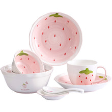 Load image into Gallery viewer, Strawberry Themed Tableware Set