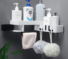 Load image into Gallery viewer, Corner Rotating Expandable Storage Rack Organizer-White and Grey