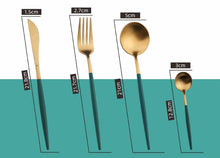 Load image into Gallery viewer, 24pc Cutlery Set - Pink Gold

