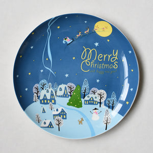 Christmas Themed Ceramic Plates