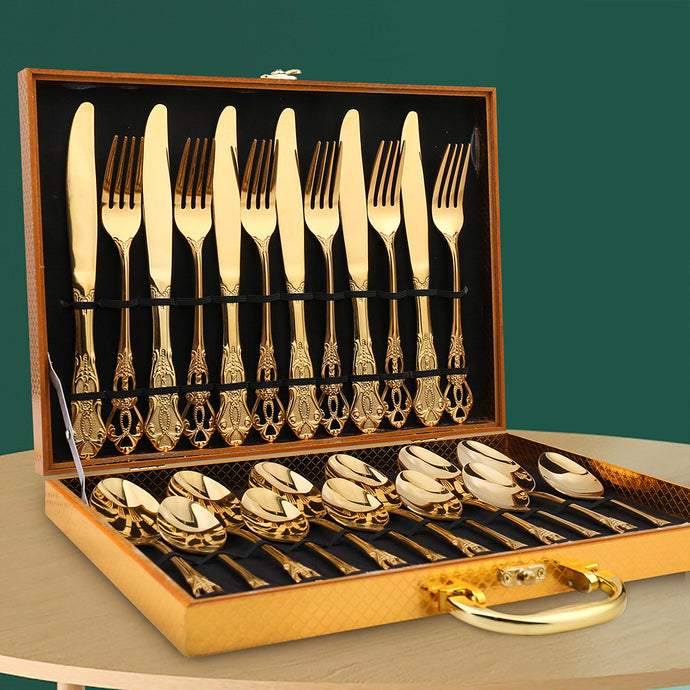 Luxury Cutlery Set - Gold
