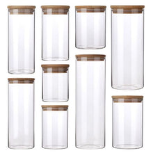 Load image into Gallery viewer, High Borosilicate Glass Storage Containers 10cm x 30cm
