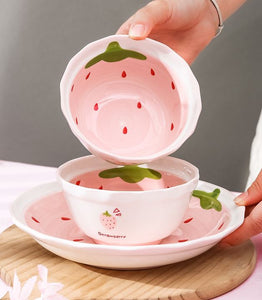 Strawberry Themed Tableware Set