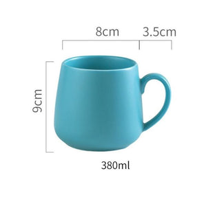 Plain Coloured Ceramic Mug- Blue
