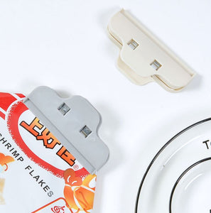 1 Pcs Food Snack Seal Clips Grey