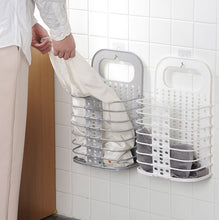Load image into Gallery viewer, Foldable Dirty Clothes Basket White
