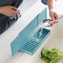 Load image into Gallery viewer, Stretchable Sink Water Splash Guard-Blue
