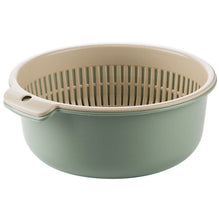 Load image into Gallery viewer, Kitchen Double Drain Basket Bowl
