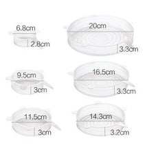 Load image into Gallery viewer, 6pcs Silicone Stretch Lids
