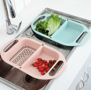 Kitchen Sink Foldable Drain Basket