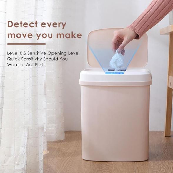 Smart Automatic Garbage Can Grey