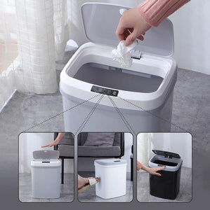 Smart Automatic Garbage Can Grey